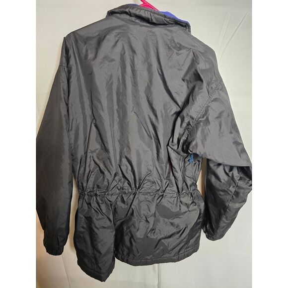 Columbia Sportswear Black Windbreaker‎ Jacket Fleece Lined Zip Up Outdoor Coat - Picture 6 of 8